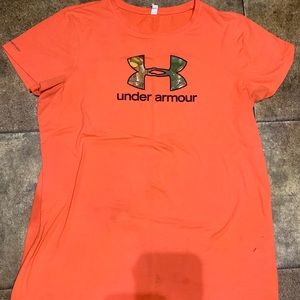 Womens Camo Under Armour Tshirt
